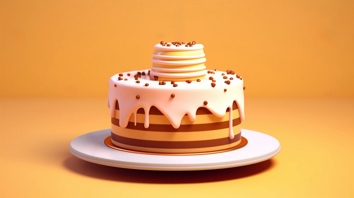 A Delicious Cake Spread Luscious Happiness Everywhere At Your Party