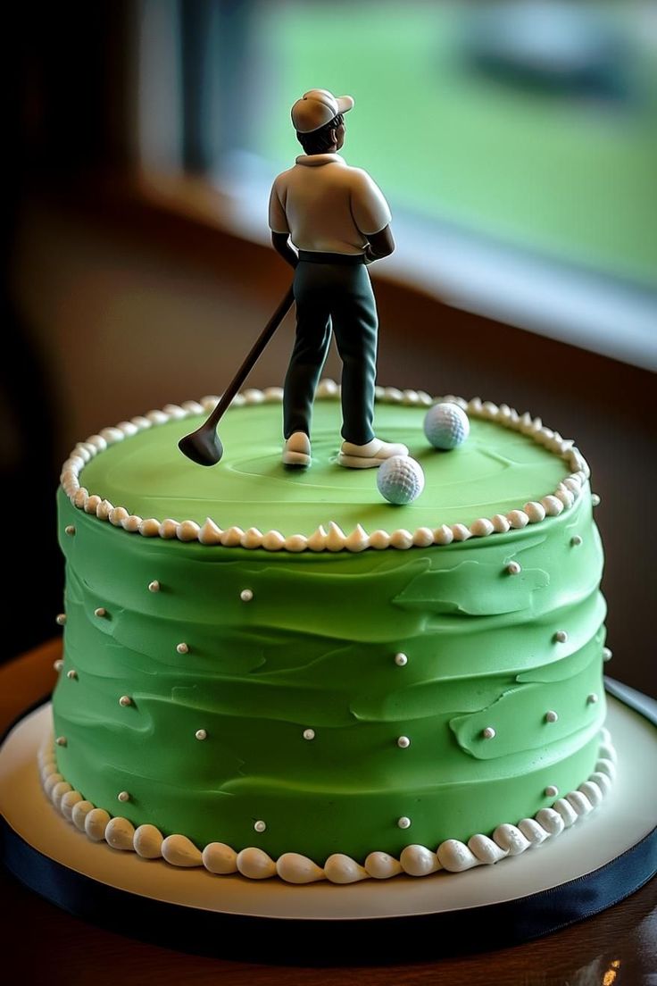 Golfer Theme Cakes