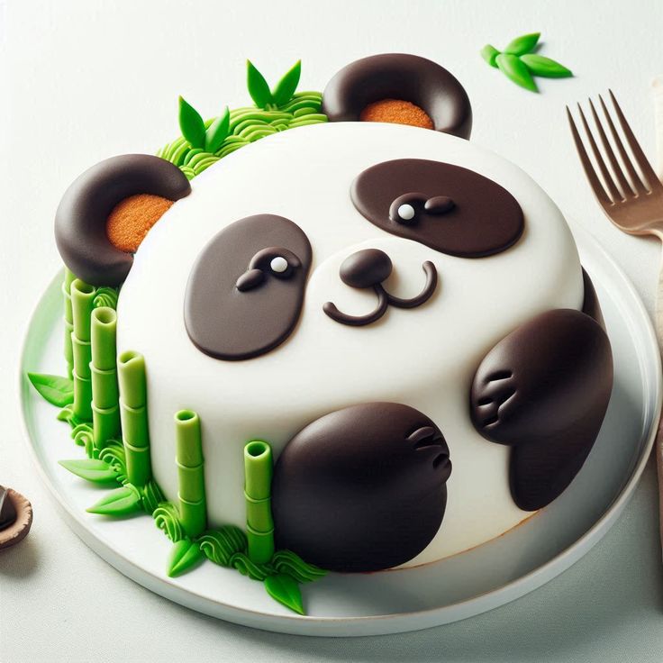 Panda Theme Cakes