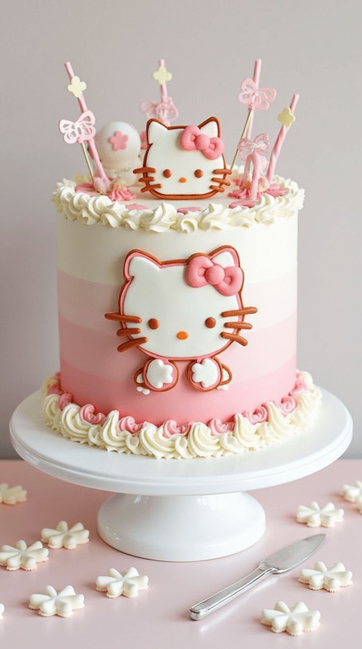 Hello Kitty Cakes