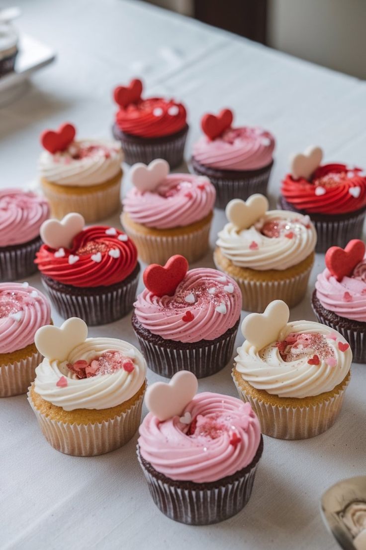 Love Theme Cupcakes