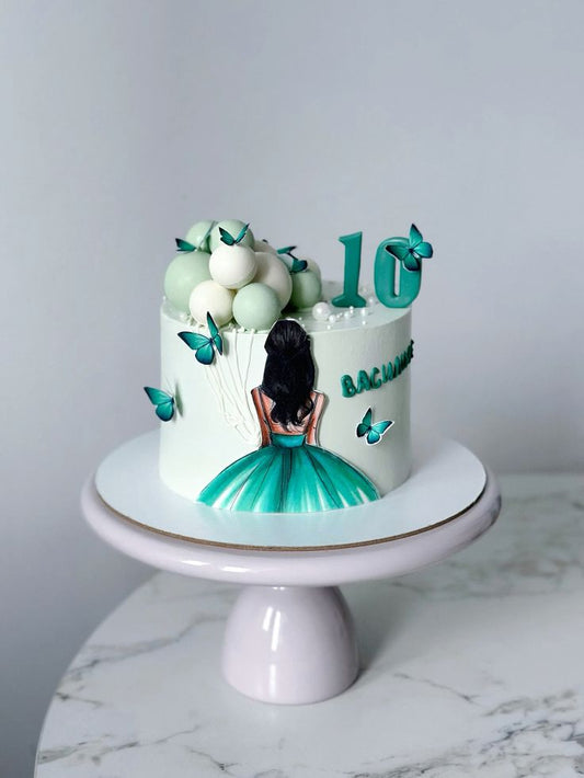 Butterfly theme cake design ( 9 )