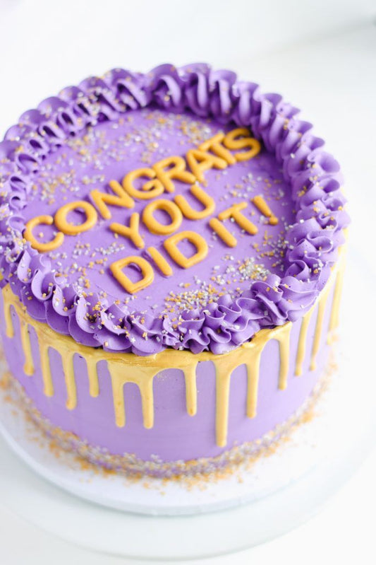 Congratulation Theme Cake Design 2