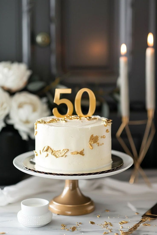 50th Birthday Cake Design 1