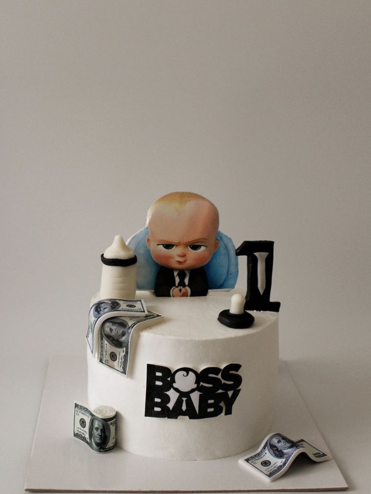 Boss Baby Theme Cake Design 5