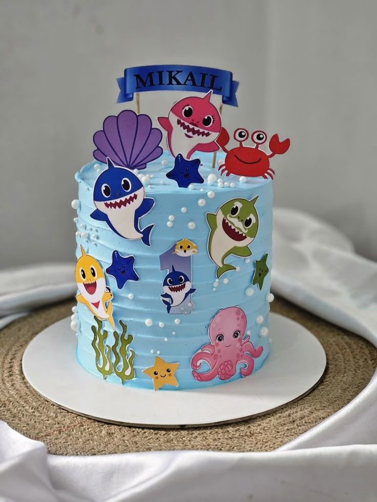 Baby Shark Cake Design 2