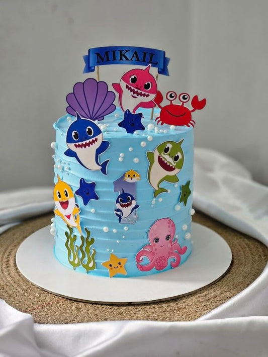 Baby Shark Cake Design 2