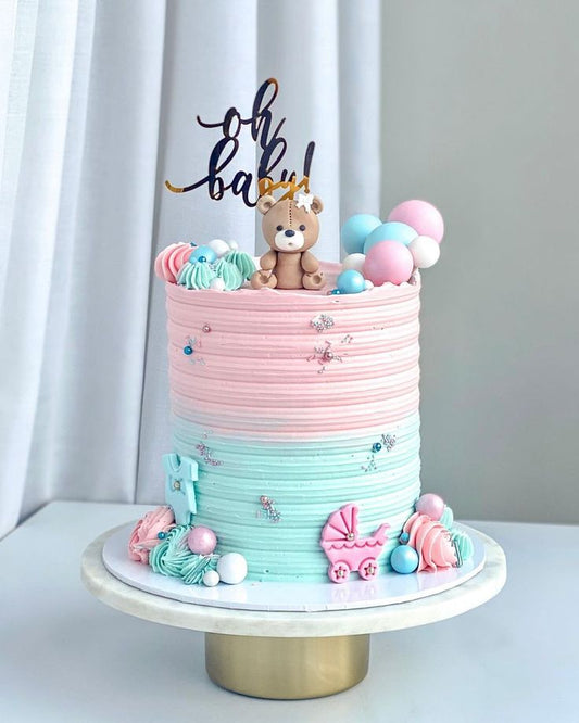 Baby shower cake design ( 7 )