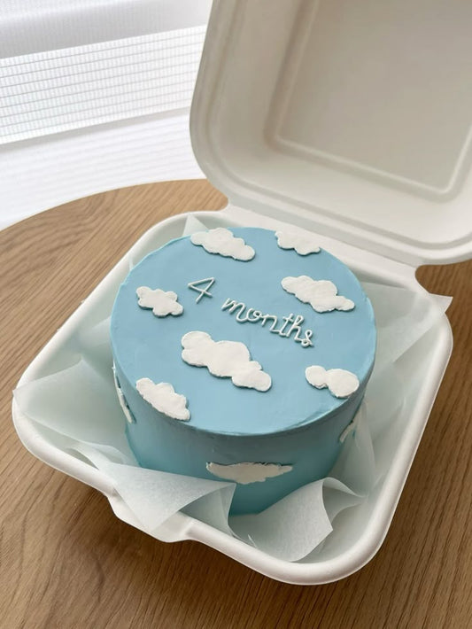 Bento cake for 4 months birthday celebration