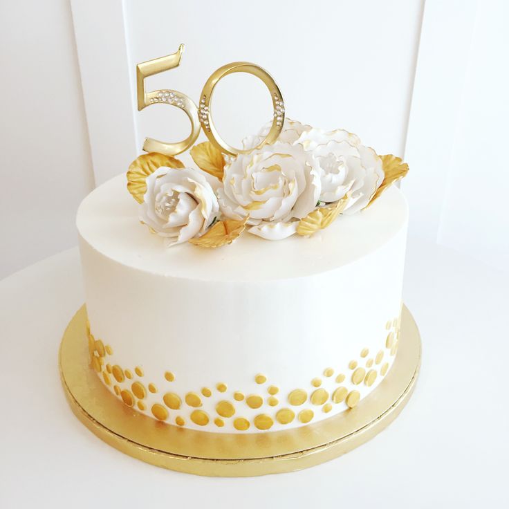 50th Anniversary cake design ( 8 )