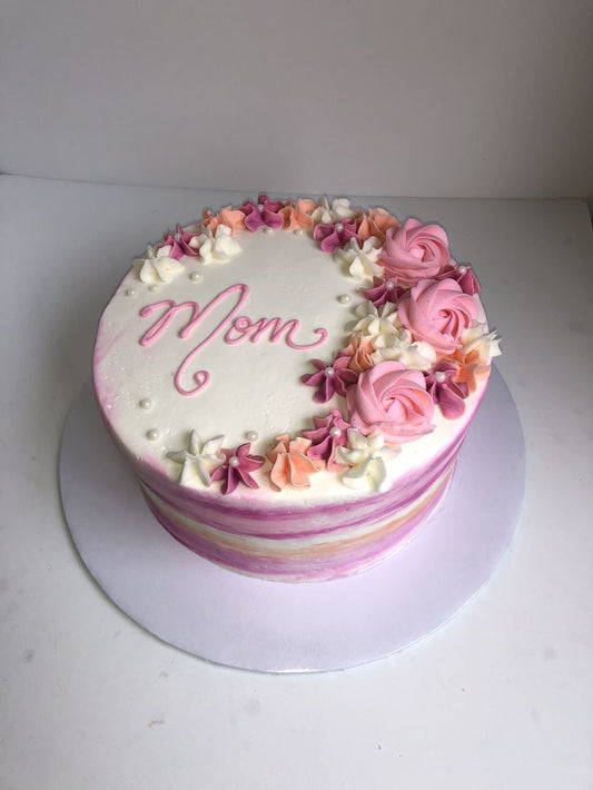 Cake for mother design ( 5 )