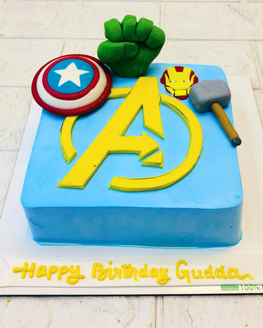 Avengers Cake design ( 7 )
