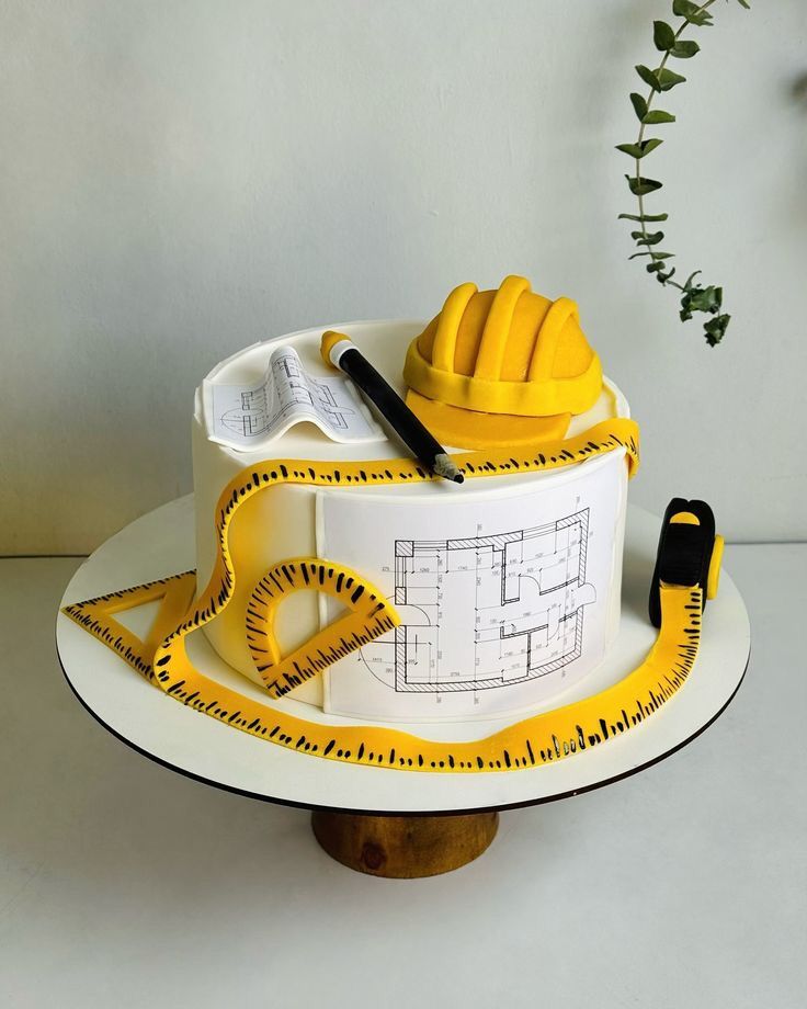 Cake for architect design  1