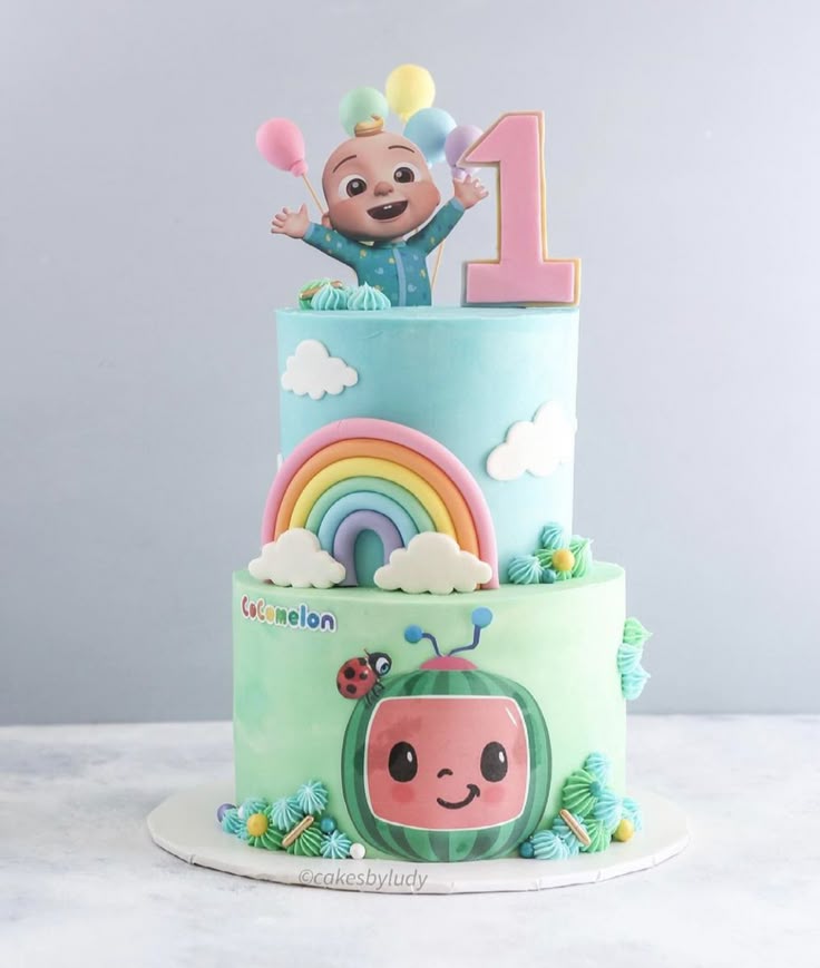 Cocomelon Cake Design 11