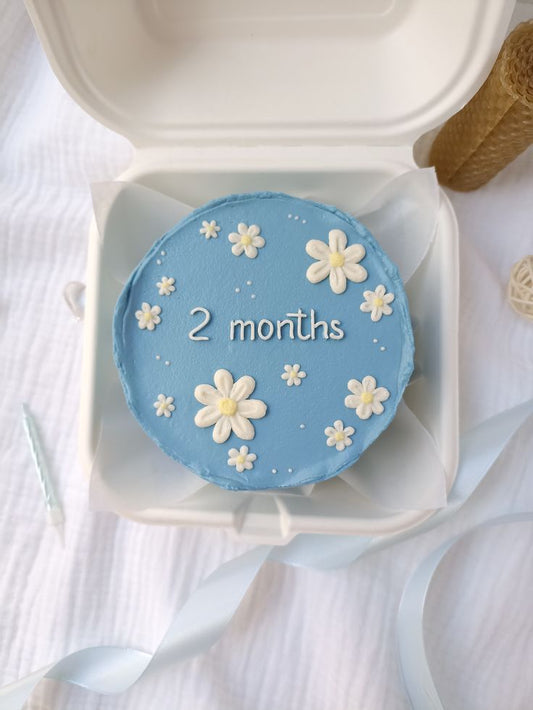 Mini cakes for 2 months birthday celebration
