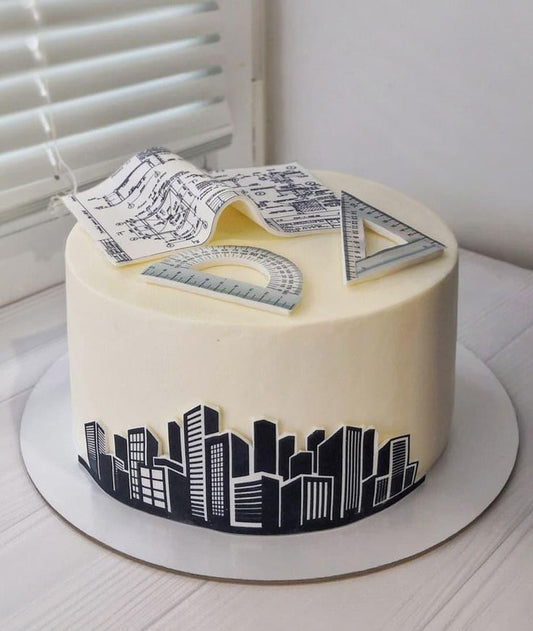 Cake for architect design 2