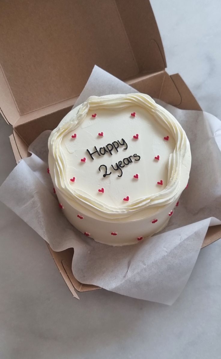 Bento Cake For 2nd Anniversary