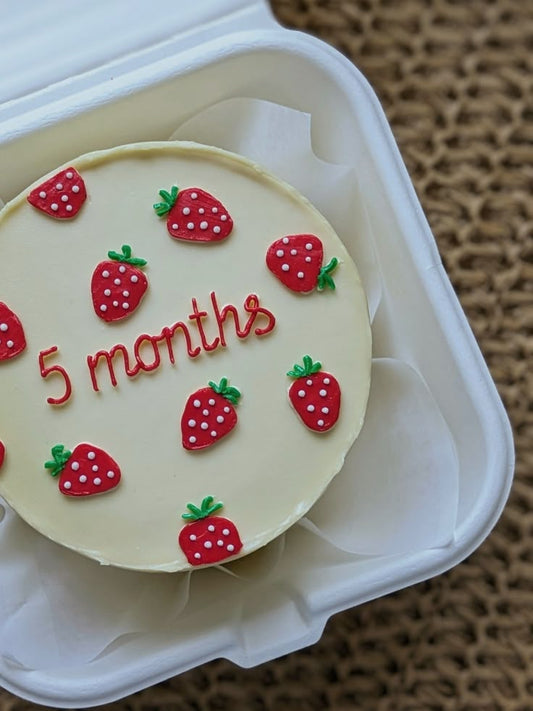 5 months birthday bento cake