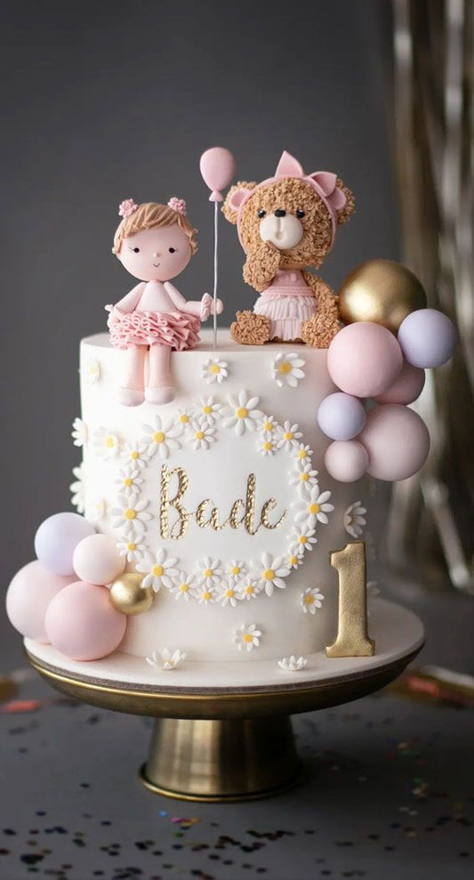 1st birthday cake for baby girl ( 13 )