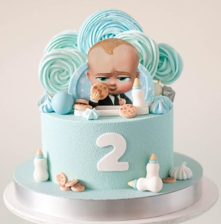 Boss Baby Theme Cake Design 9