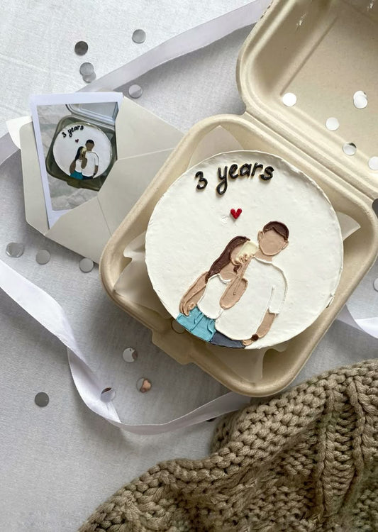 Bento Cake For 3rd Anniversary