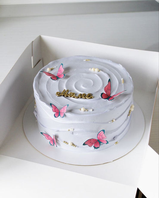 Butterfly theme cake design ( 25 )