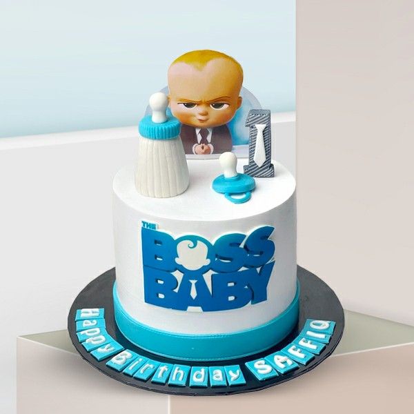 Boss Baby Theme Cake Design 4