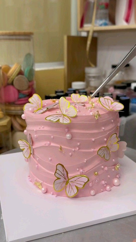 Butterfly theme cake design ( 28 )