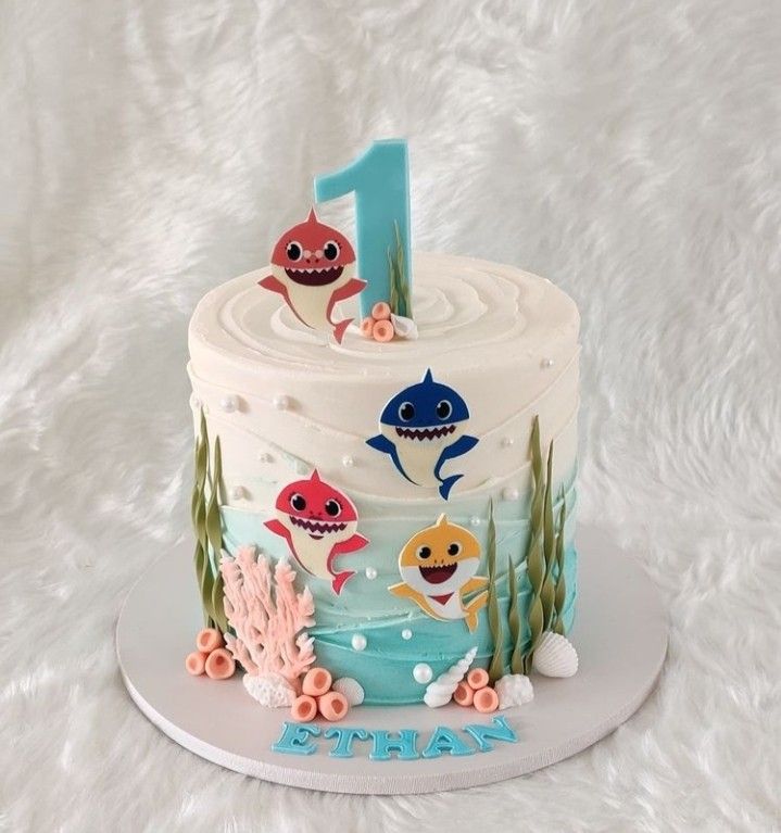 Baby Shark Cake Design 3