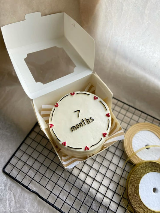 Bento cake for 7 months baby birthday