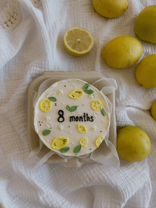 Bento cake for 8 months baby birthday