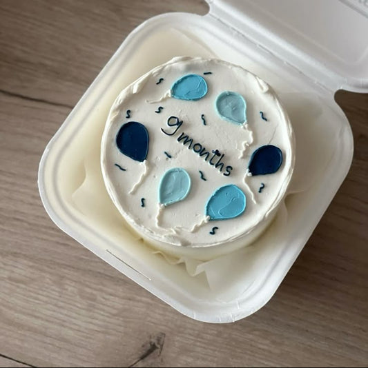 Bento cake for 9 months baby birthday
