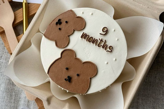 9 months birthday cake for baby