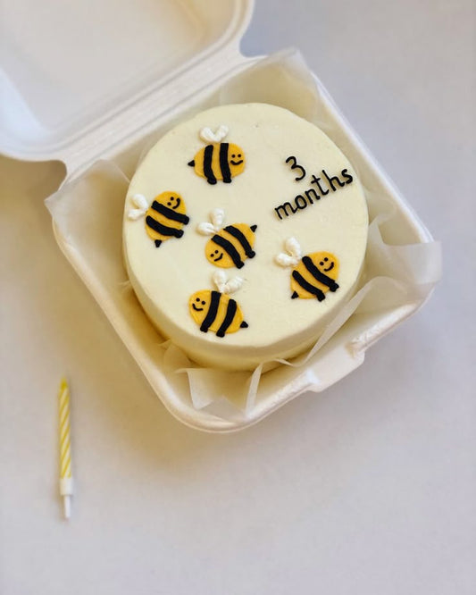 Bento cake for 3 months birthday for baby