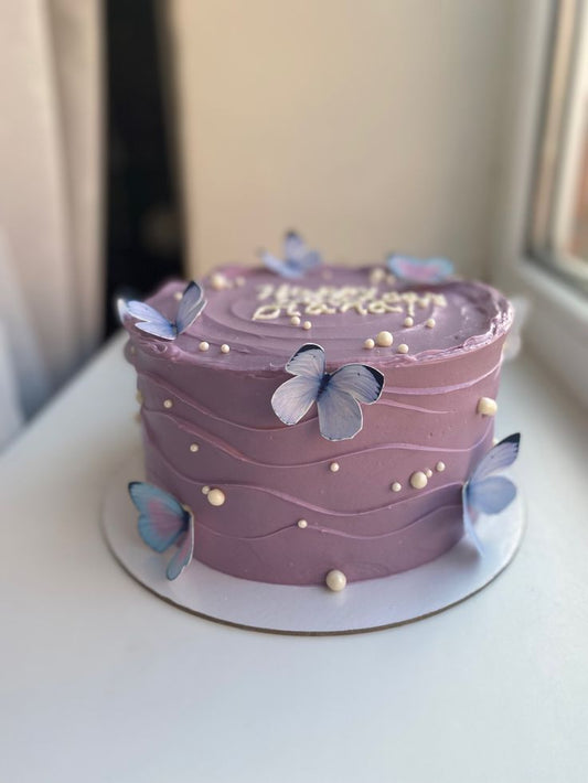 Butterfly theme cake design ( 41 )