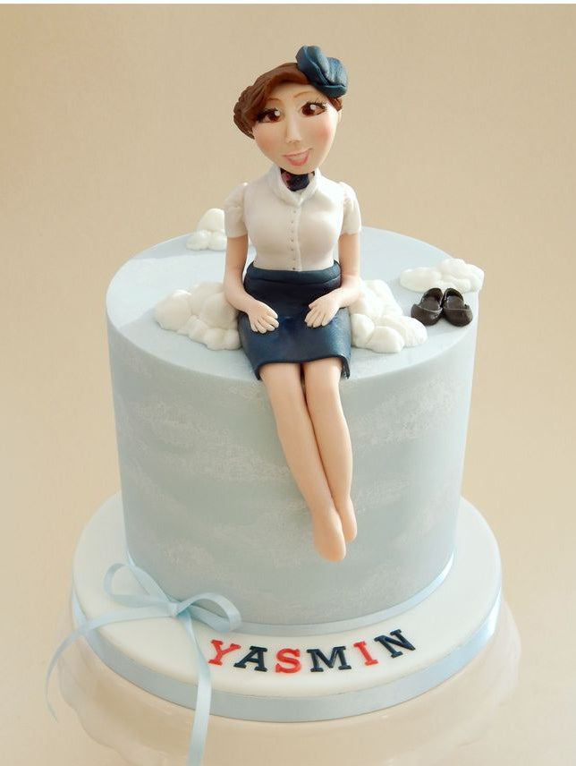 Cabin Crew Theme Cake Design 3