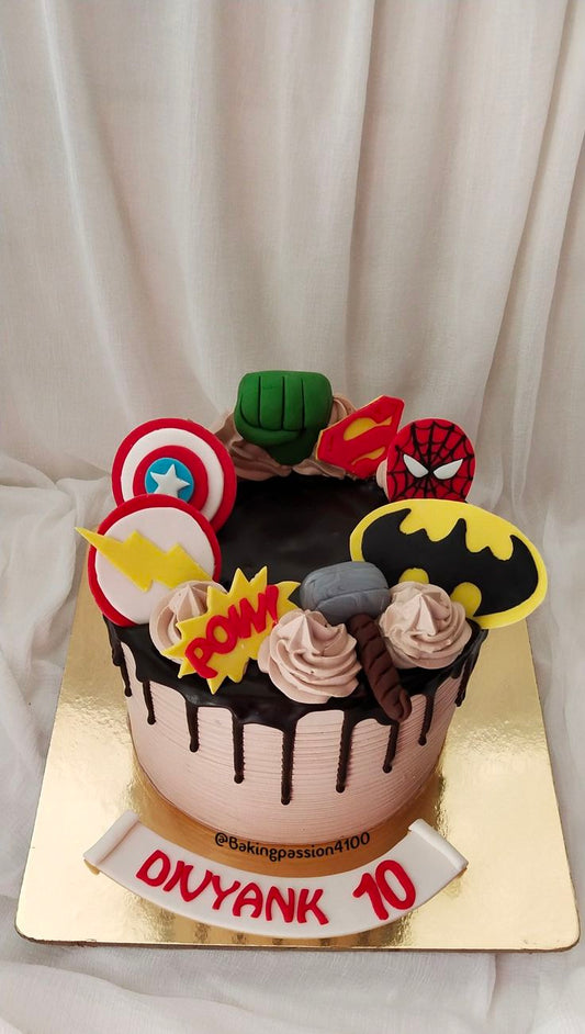 Avengers Cake design ( 14 )