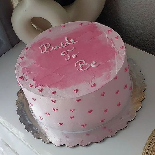 Bride to be cake design ( 25 )