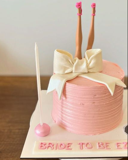 Custom cake for bride