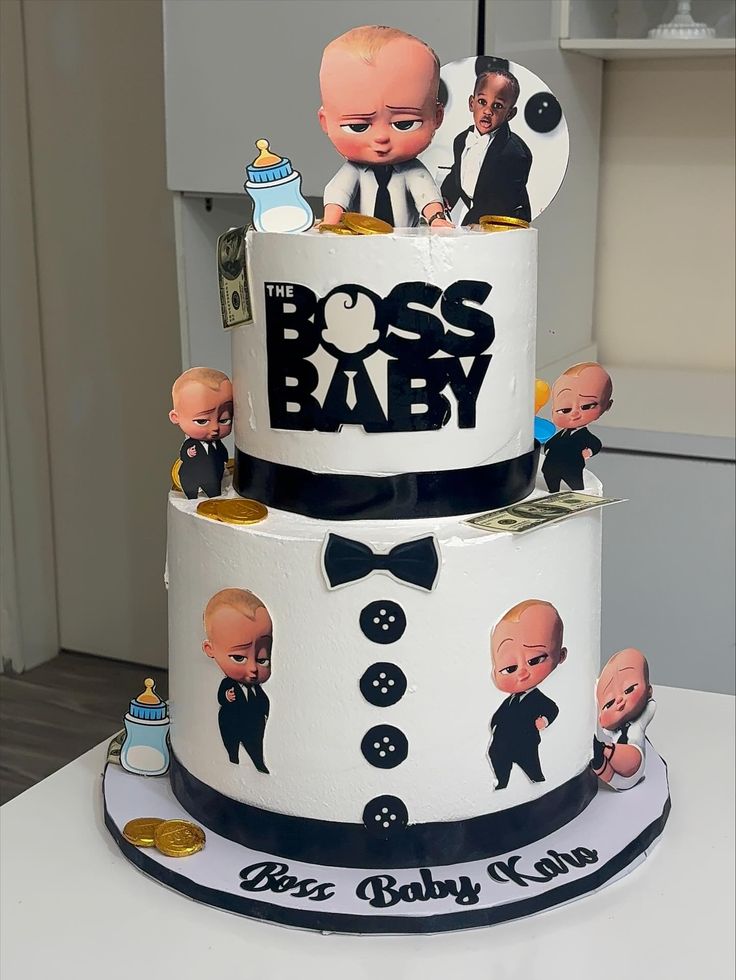 Boss Baby Theme Cake Design 12