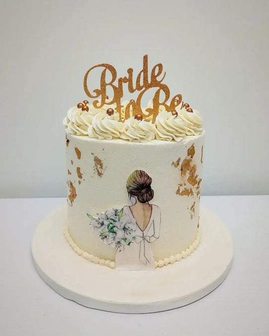 Bride to be cake design ( 2 )