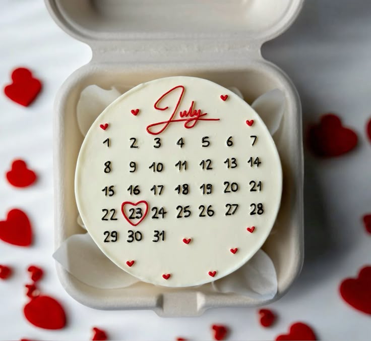 Happy 1st Anniversary Bento Cake