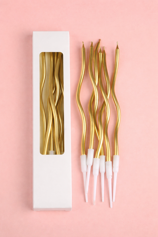 Spiral Candle (Golden)