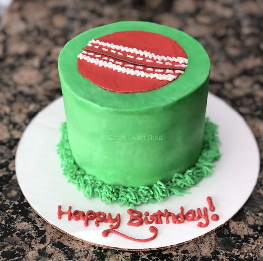 Cricket theme cake design ( 34 )
