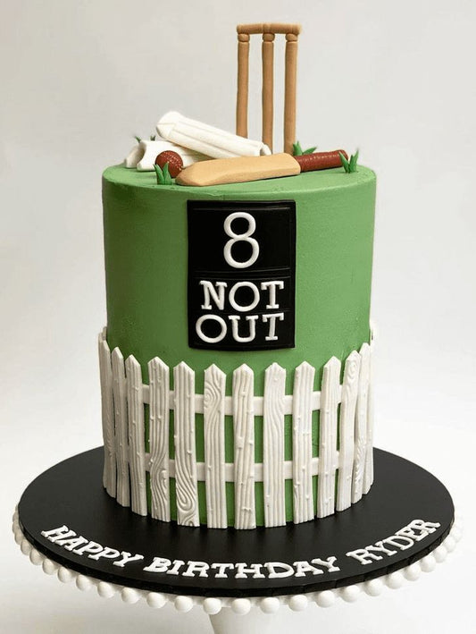 Cricket theme cake design ( 30 )