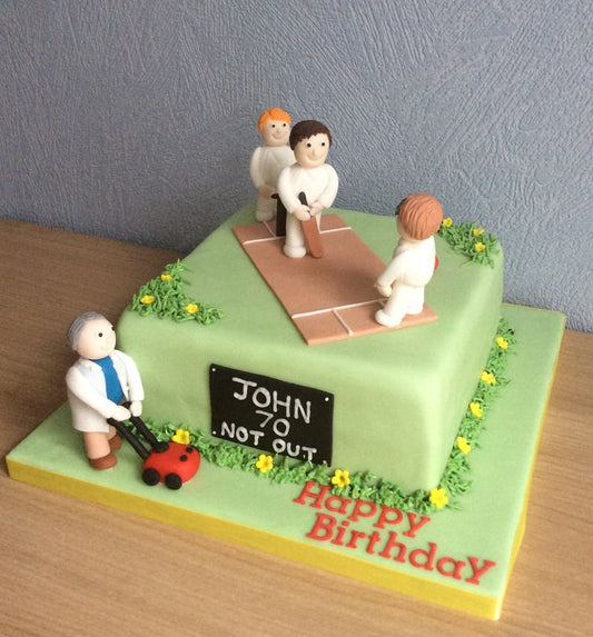 Cricket theme cake design ( 16 )