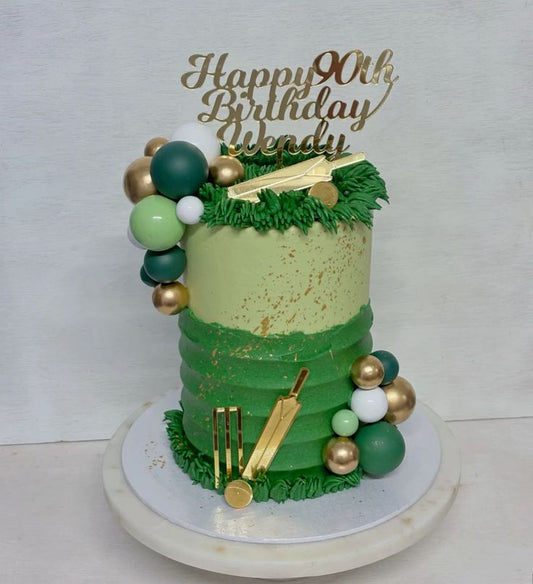 Cricket theme cake design ( 28 )