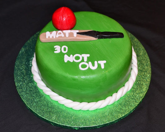 Cricket theme cake design ( 23 )