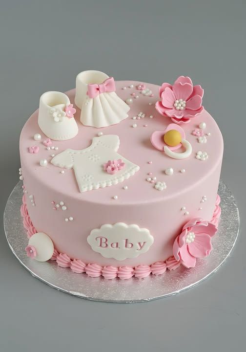 New Born Baby Cake Design 1