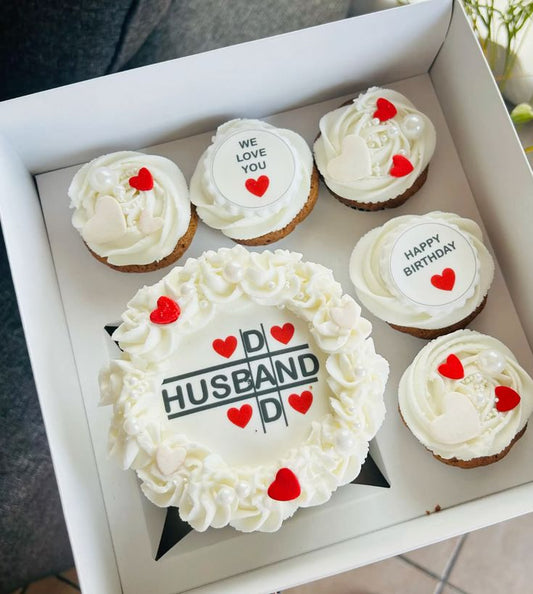 Customize bento cake combo for husband